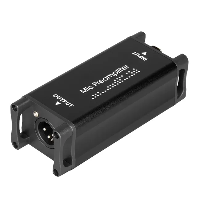 Professioneller Mikrofon-Pream-Mic-Booster-Vorverstärker für dynamischen Mikrofonverstärker_voghion.com