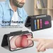 2 In 1 Magnetic Card Holder Wallet Flip Cover For Iphone 16E 16 15 14 13 12 11 Pro Max Case Wireless Charging_voghion.com