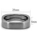 TK2668 - High polished (no plating) Stainless Steel Ring with No Stone_voghion.com