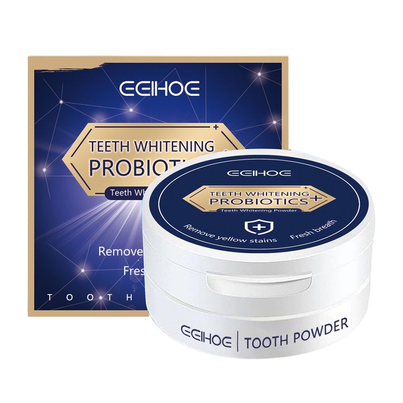 Hislaves 50G Natuurlijke Tanden Whitening Poeder Zachte Vlekverwijderaar Mondverzorging Tanden Poeder voor Helderdere Wittere Glimlach_voghion.com