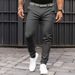 Herrenbekleidung, einfarbig, eng anliegend, mit Reißverschluss, Business-Casual, schmal geschnittene Hose mit kleinem Bein_voghion.com