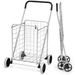 Folding Shopping Cart Portable Utility Grocery Versatile Rolling Cart 83L Basket_voghion.com