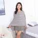 Loose Spring And Autumn 2022 New Women's Tassel Plush Coat Pullover Bead Sheet Shawl Cloak Gorgeous Knitted Shirt_voghion.com