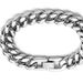 Bracelet en acier titane de qualité supérieure pour homme, chaîne en os de serpent, bracelet en forme de 8_voghion.com