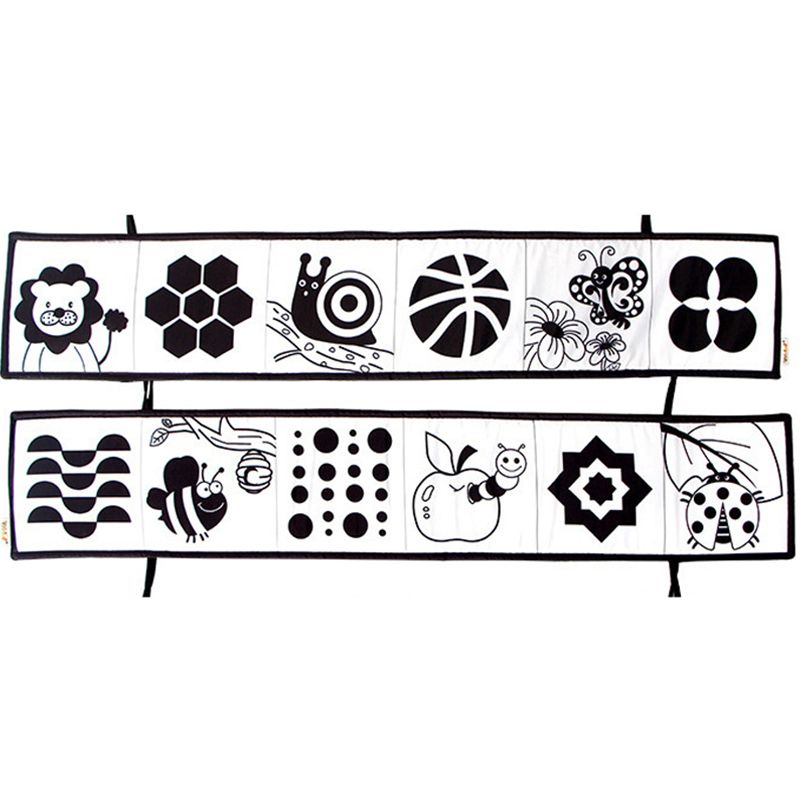 Νεογέννητα Αισθητηριακά Παιχνίδια για Μωρά Εκπαιδευτικό Βιβλίο Μωρού Παιχνίδια για Κούνιες Μαύρο Λευκό Παιχνίδια για Μωρά Βιβλίο με Ζώα για Μωρά Παιχνίδια για Μωρά 0 12 Μηνών_voghion.com