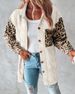 Women's clothing ready-made hot-selling leopard print sequin splicing jacket_voghion.com