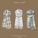 Korean Style Plaid For Women Winter 2025 New High-end Versatile Warm Neck Scarf Student Couple Shawl Dual-use_voghion.com
