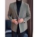 CT Double-Breasted Casual Blazer For Men, Spring And Autumn, High-End British Business Single Suit, Trendy Slim Fit Men's_voghion.com