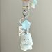 【Puppy Reaching For The Stars】Cute Flocked Keychain Student Phone Chain Cartoon 3D Bag Pendant Gift_voghion.com