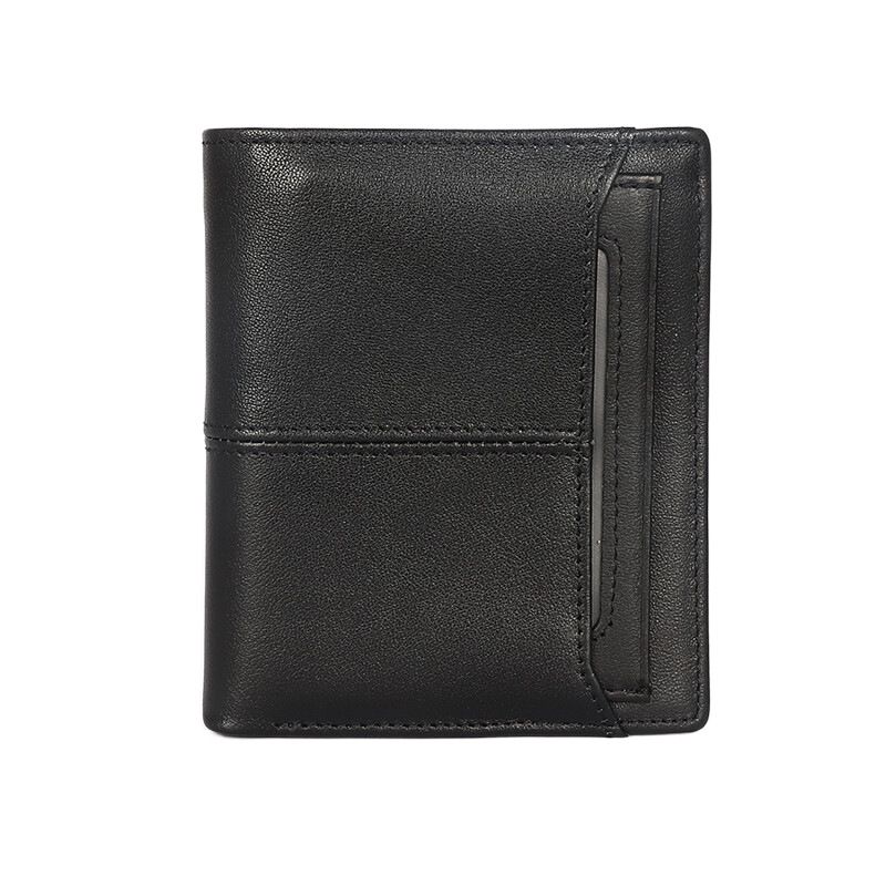 Herren Horizontal Echtleder Kurze Oberschicht Rindsleder 70% Rabatt Silber Multi-Card Slo Geldklammer Business Casual_voghion.com