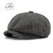 Cappello da strillone retrò britannico da uomo, autunno e inverno, classico, a quadri, da conducente, da pittore, da donna_voghion.com