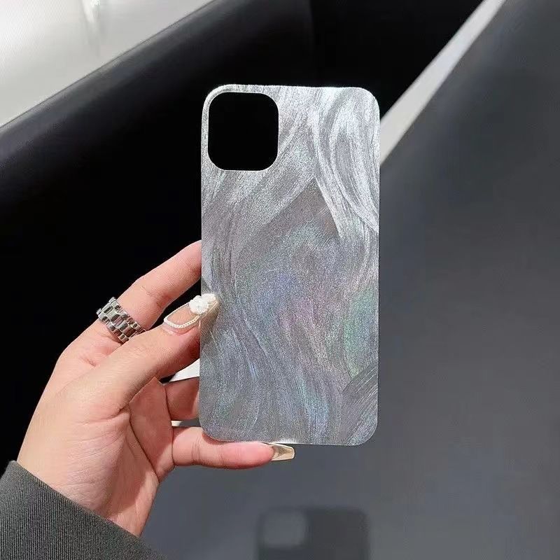 Custodia per telefono TechGlobe TechGlobe Laser Paper CD Pattern Feather Yarn Flashing 15/14/13 Pro Max 12/11 Soft XR/XS Trasparente 8P_voghion.com