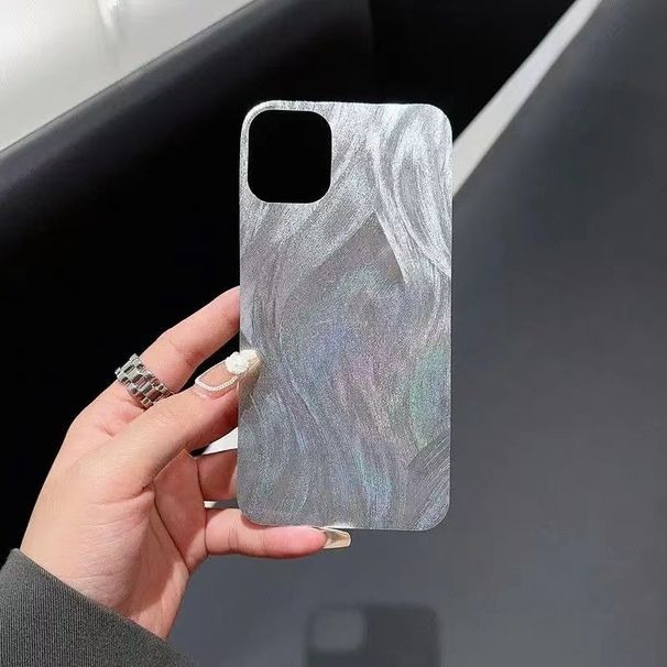 Custodia per telefono TechGlobe TechGlobe Laser Paper CD Pattern Feather Yarn Flashing 15/14/13 Pro Max 12/11 Soft XR/XS Trasparente 8P_voghion.com