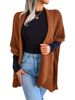 Ropa de mujer Ins estilo real tiro otoño e invierno casual suelto talla grande cárdigan suéter chaqueta estación independiente ropa de mujer_voghion.com