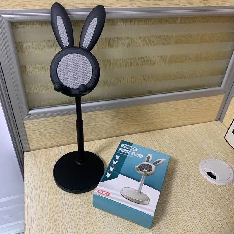Bunny Desktop Phone Tablet Adjustable Telescopic Height Student Lazy Stand_voghion.com