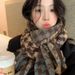 New Thousand Bird Grid Scarf Women's Shawl Dual Use Korean Version Versatile Explosive Warm New Winter Advanced Student Scarf_voghion.com