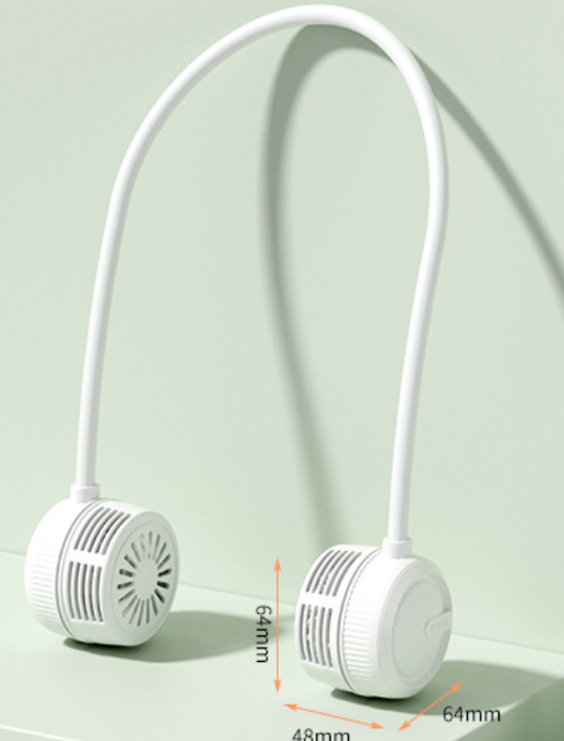 Ventilateur de cou pliable, portable et ultra silencieux, idéal pour les paresseux. Mini ventilateur de cuisine d'été._voghion.com