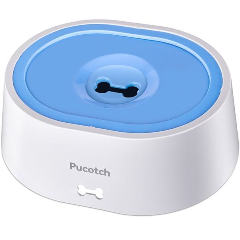 Bowl Water Dogs Water For 2L Me No Pet Dog Splash Spill Water Bowl Feeder No For Proof Slow Dispenser Spill Bowl Dog Water 70oz_voghion.com