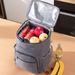 Picnic double shoulder bag, outdoor ice pack, thickened insulation backpack, leak proof picnic bag_voghion.com