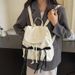 Mochila de lona com laço da moda, bolsa de viagem de grande capacidade, outono/inverno 2025, nova_voghion.com