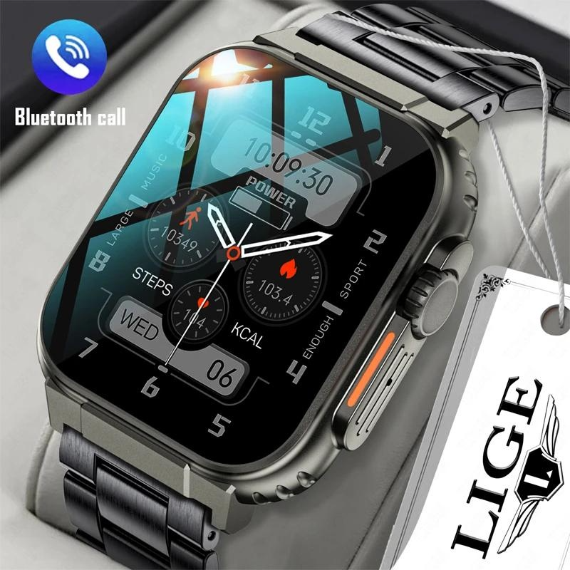 Nutikas käekell Ultra Watch Men Bluetooth Call 600mAh Local Music Spordikell 1,96'' IP68 Veekindel nutikell Naiste nutikell Montre Connecter_voghion.com