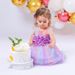 Mutter & Kinder Kinderkleid Prinzessinnenkleid Mädchen flauschiges Kleid Babykleid farblich passendes Festival Blumenmädchenkleid_voghion.com