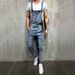 Men's denim overalls, suspenders, jeans rompers_voghion.com