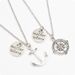 Jewelry No Matter Where Ship Anchor Compass Keychain Letter Couple Pendant Necklace_voghion.com