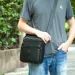 Schwarze 100 % echtes Leder Herren Schulter Messenger Bag für Männer Umhängetaschen neue kleine Mann Designer Handtasche Bolso männlich_voghion.com