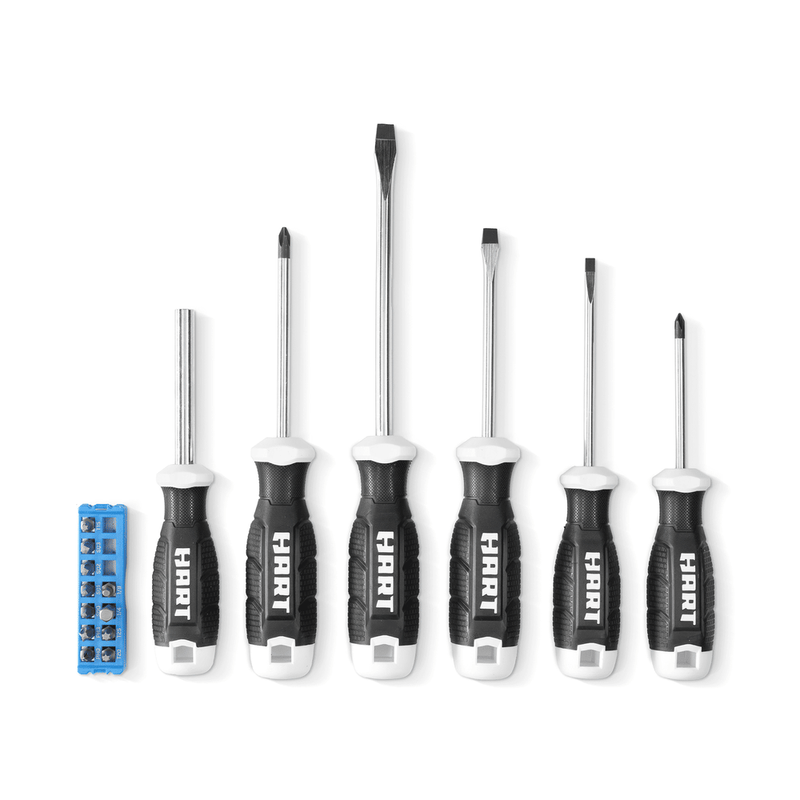 HART 17-Piece Magnetic Screwdriver Set With Comfort Grip, New Condition_voghion.com