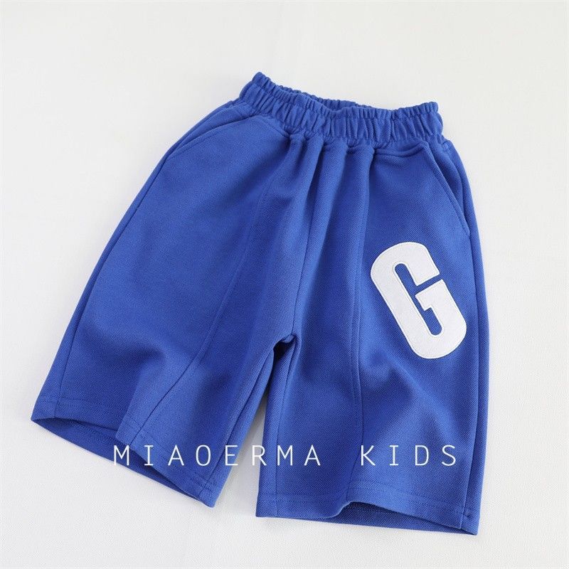 Pure Cotton Summer Children's Casual Sports Boys' Lightweight Versatile Mid-Length Girls' Stylish Five-Point Shorts_voghion.com
