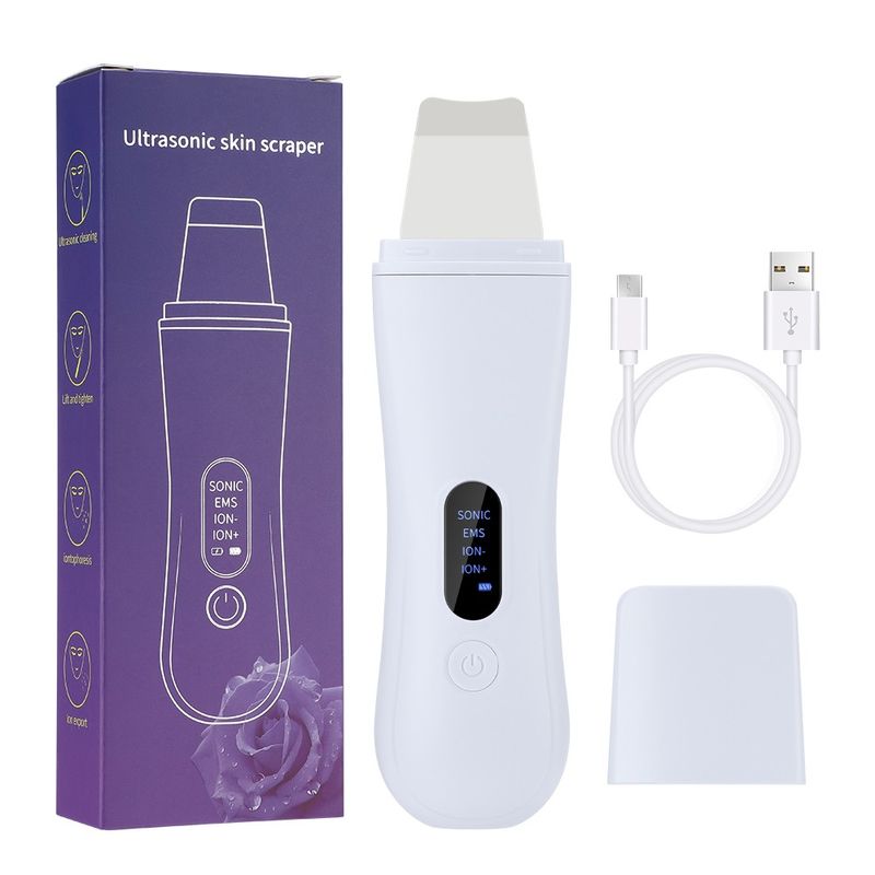 Ultrasonic Skin Scrubber Blackhead Peeling Remover Facial Pore Deep Cleaning_voghion.com