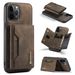 Unbeatable Quality M2 Suitable For 13 Card IPhone 12 Pro Max Magnetic Split Wallet Protective Leather Case_voghion.com