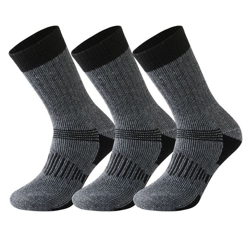 3pcs Of Men'S Sports Wool Socks For Running And Outdoor Activities._voghion.com