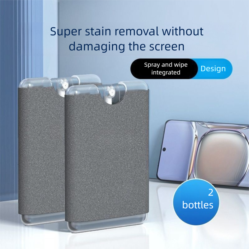 Mobile Phone Screen Cleaner Tablet Laptop Display Cleaning Cloth Wipe All-in-One Spray_voghion.com