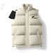 JNAK Gilet da uomo in cotone imbottito, stile casual, versatile, con collo alto, caldo e spesso, autunno e inverno_voghion.com