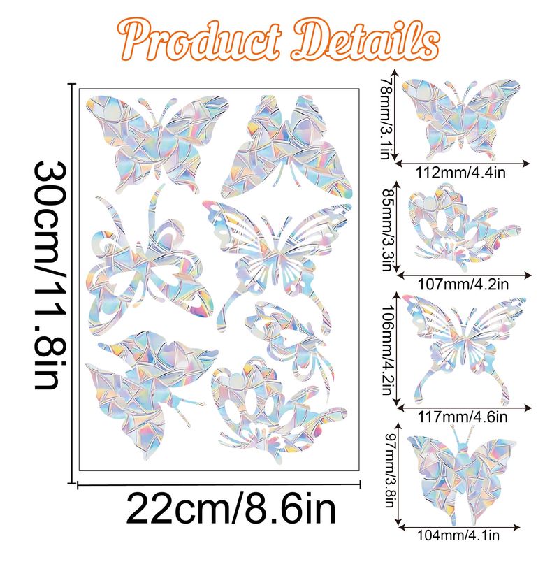Sunshine Catcher Window Colorful Home Living Room Showcase Glass PVC Non Anti collision Static Adhesive Stickers_voghion.com