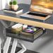 Home Improvement Desktop sundries table stationery invisible storage without punching under the table drawer rack hanging pull out storage box_voghion.com
