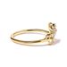 10K Yellow Gold 1/10 Cttw Diamond Palm Tree Statement Ring (H-I Color, I1-I2 Clarity)_voghion.com