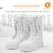 GREAT URUS Snowboardschuhe Schnellanzieh-Skischuhe für Damen und Herren Park Carving Freestyle Allround Wasserdicht Warm_voghion.com