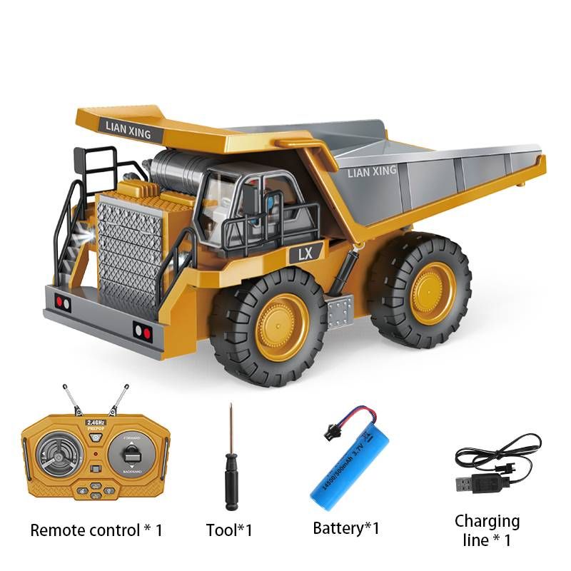 Kelaton 1:24 9CH RC Engineering Dump Truck Voertuig Speelgoed Zware Lift Simulatie Auto Buitenactiviteit Mengkraan Vorkheftruck Graafmachine Afstandsbediening Auto_voghion.com