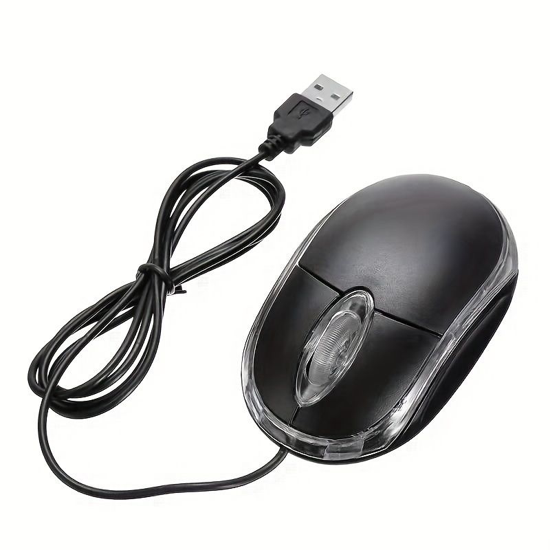 [Vroča prodaja] Mini ergonomska žična optična miška z LED zaslonom - natančna navigacija, udoben oprijem in elegantna oblika za uporabnike prenosnikov, namiznih računalnikov in prenosnih računalnikov_voghion.com