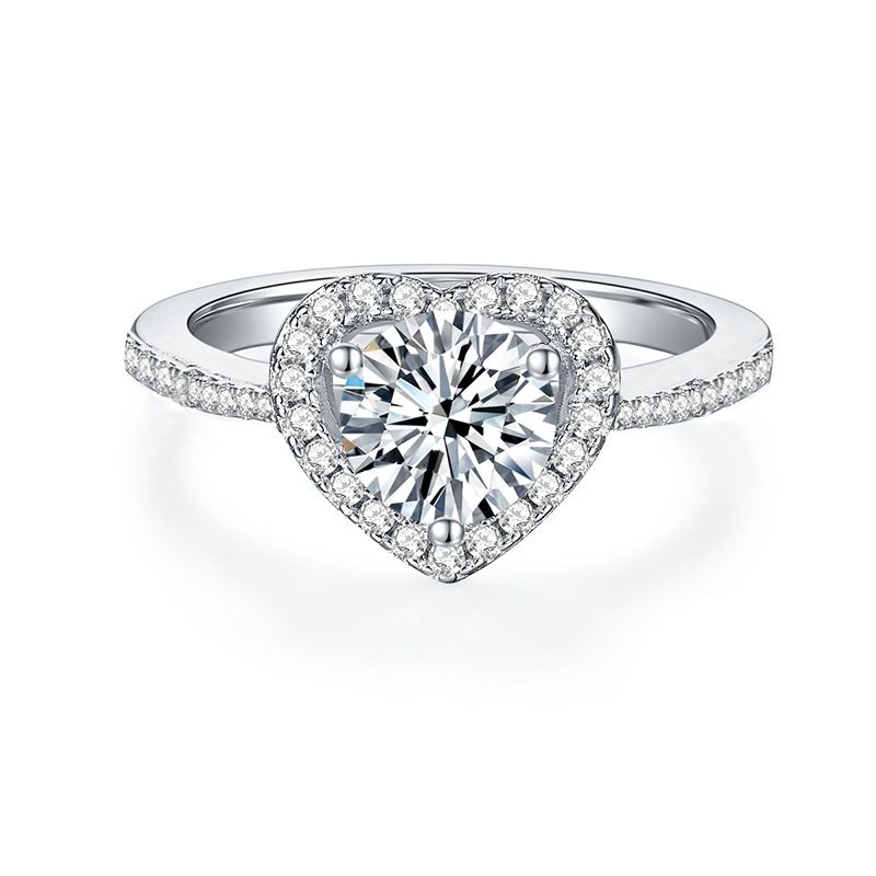 Anello da donna in argento sterling con cuore cavo a forma di cuore in moissanite rosa ciliegio da 2 carati con diamanti intarsiati_voghion.com