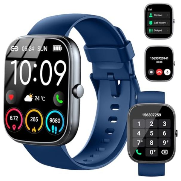 Smartwatch con schermo HD da 1,91 pollici, per donne, con monitoraggio dell'attività, frequenza cardiaca e monitoraggio del sonno._voghion.com