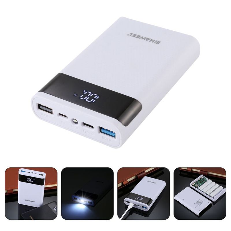 Rechargeable Battery Charger Battery Charger Outer Case 4 Slots 18650 Battery_voghion.com