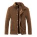 Men's Faux Suede Shearling Jacket With Fleece Lining – Stylish Winter Coat For Casual & Smart Looks_voghion.com