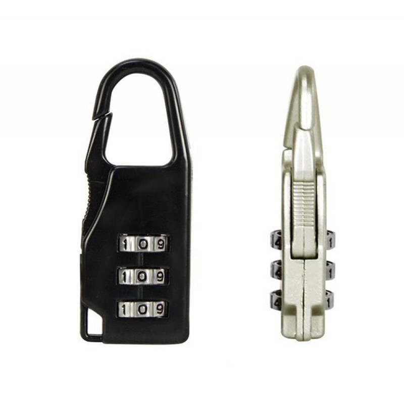 High Quality Small Chic Padlock Practical Suitcase Luggage Security Password Lock 3 Digit Combination Travel Accessories_voghion.com