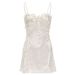 Women's Velvet Lace See Through Deep V Padded Chemise With Robe Plus Size Homewear Lingerie Set_voghion.com