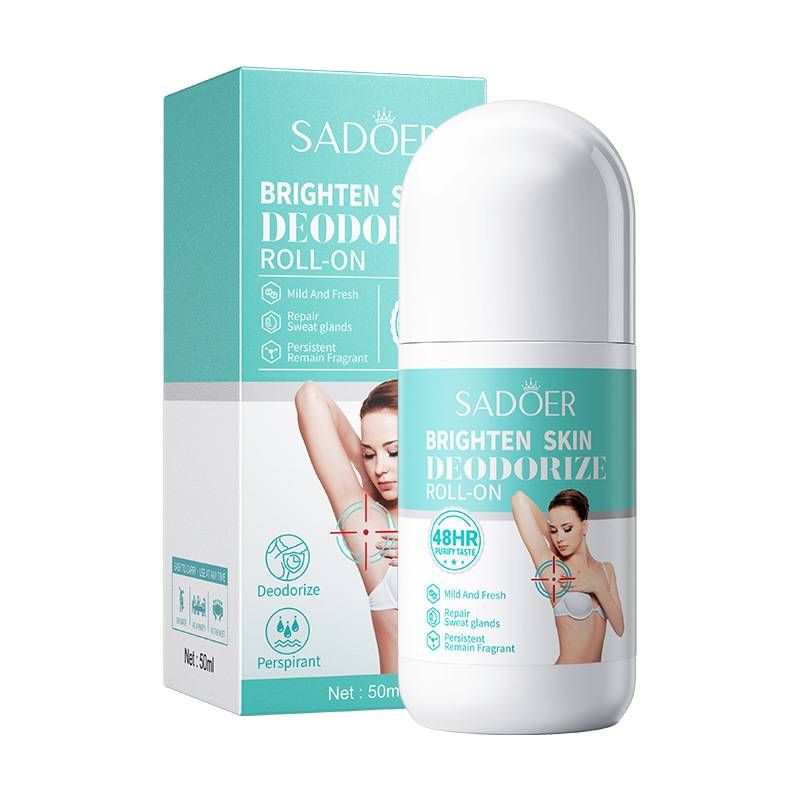 SADOER Brighten Skin Deodorant Roll - On - 48HR Freshness, Gentle & Refreshing For Women_voghion.com
