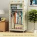 Tragbarer Kleiderschrank – Faltbarer Stahlrahmen der 70er-Serie und Stoffaufbewahrung (70 × 45 × 150 cm, modernes Design, 12 Farboptionen, einfache Montage)_voghion.com